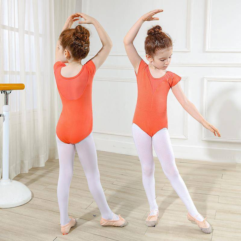 Children's dance service girls practice children's ballet skirt dancing dress gymnastics clothing Chinese dance summer autumn and winter