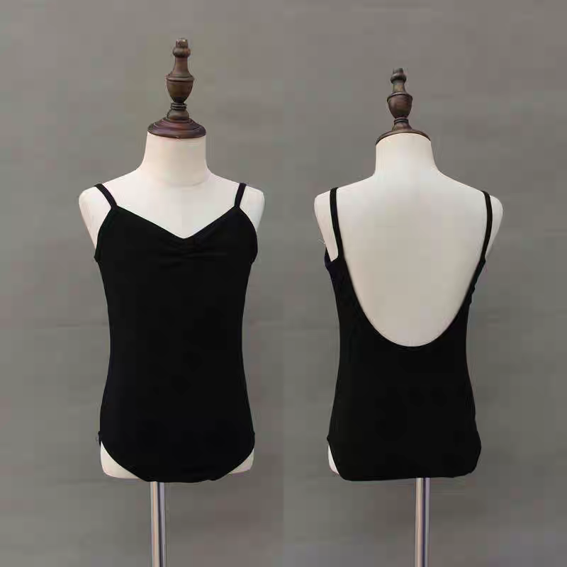 Children's dance service girls summer short -sleeved exercises ballet green sports baby baby cotton camcore gymnastics uniform