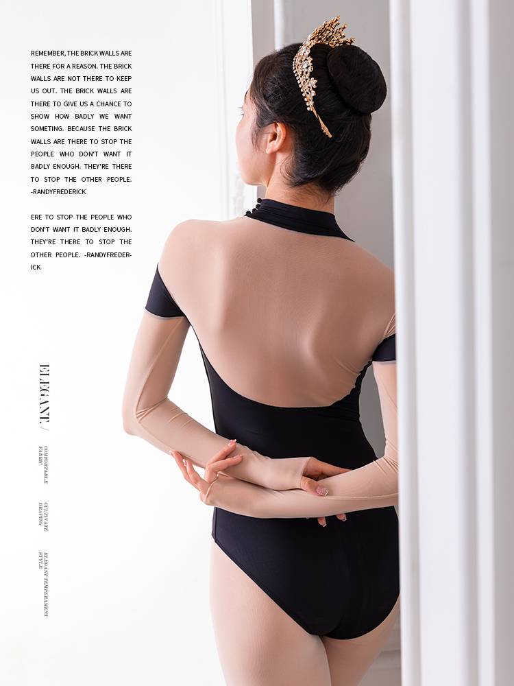 Danzea's long sleeves show thin adult professional ballet service female senior air yoga connective dance service