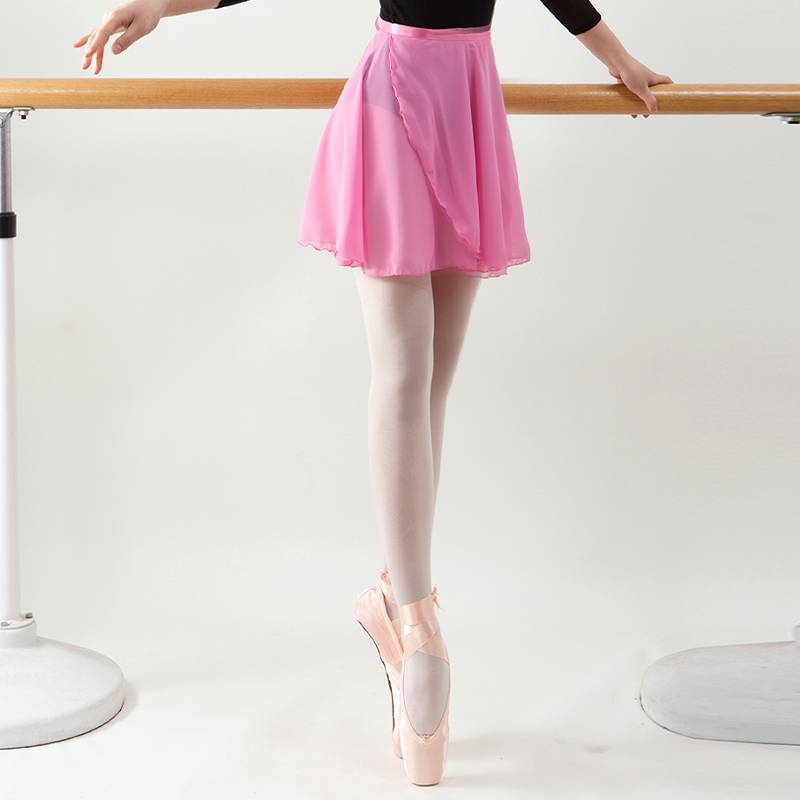 Ballet dance skirt Children's practice service test adult half -body gauze skirt, a lace -up apron gymnast