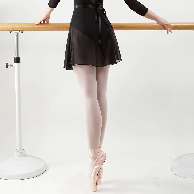 Ballet dance skirt Children's practice service test adult half -body gauze skirt, a lace -up apron gymnast