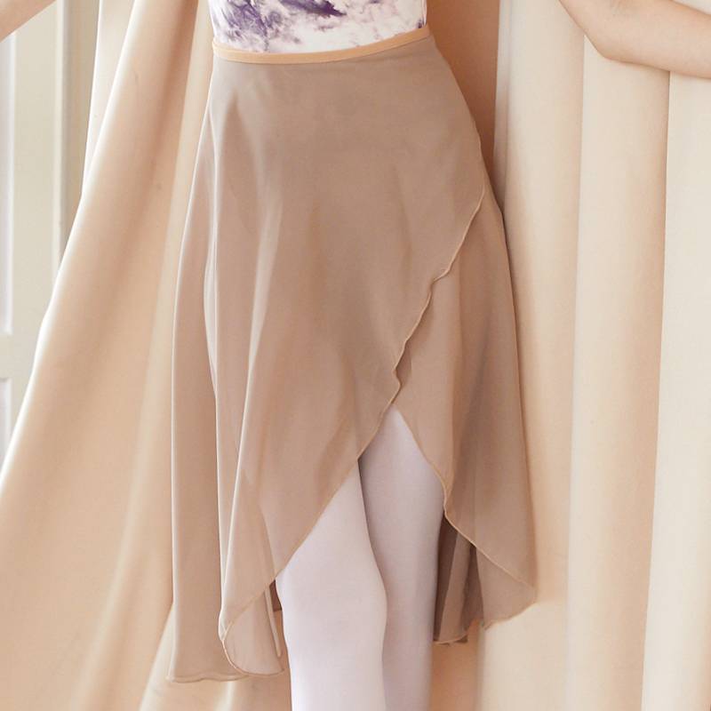 Ballet dance skirt female dance skirt adult lace -chiffon half -body skirt teacher dance practice service long skirt