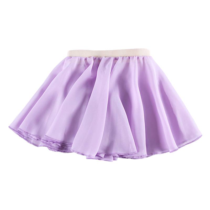 Children's Dance Skirt White Practice Server Chiffon Bald Skirt Ballet Skirt Chinese Dance Dance Skirt