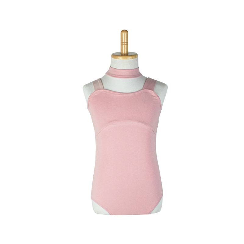 Children's dance service civil dance camisole training service girl ballet professional gymnastics test grade body performance clothes cotton