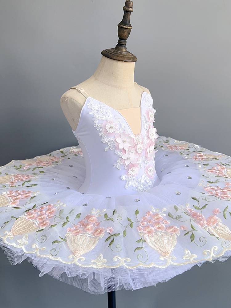 New children's ballet Tutu skirt performance service girl little swan puff skirt professional swan lake performance clothing
