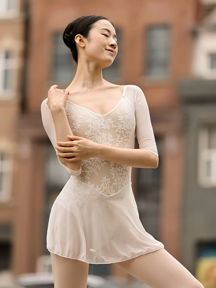 Danzbaby dance practice service ballet professional gymnastics uniforms female art test dance skirt ballet dress B73