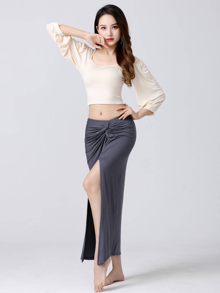 Belly Dance Clothing Female 2024 New Oriental Dance Practice Set Skirt Skirt Junior Summer Summer Sexy Sexy Fairy