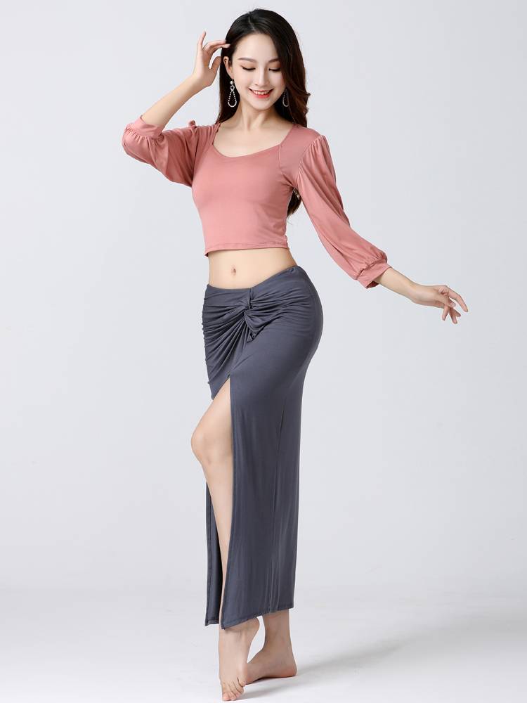 Belly Dance Clothing Female 2024 New Oriental Dance Practice Set Skirt Skirt Junior Summer Summer Sexy Sexy Fairy