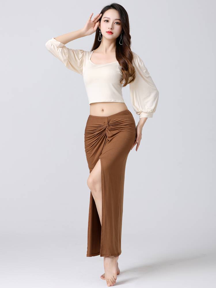 Belly Dance Clothing Female 2024 New Oriental Dance Practice Set Skirt Skirt Junior Summer Summer Sexy Sexy Fairy