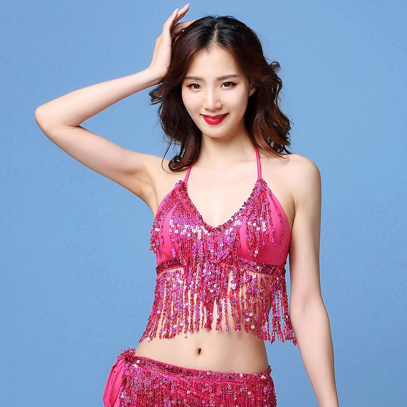 Belly Dance Brain 2021 new top sexy nightclub dance performance clothing performance clothing Latin dance clothes top