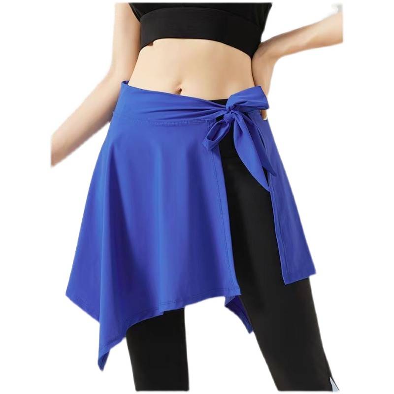 Belly dance hip scarf dance tie skirt yoga waist scarf irregular skirt Latin dance strap skirt