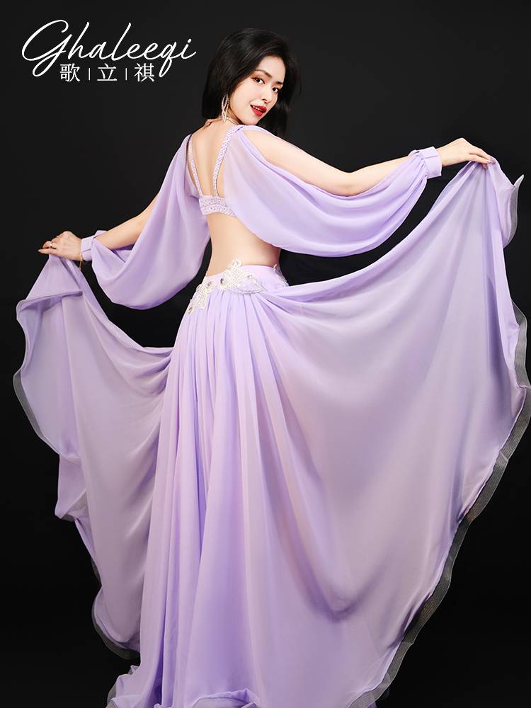 Ge Qiqi belly dance beautiful big skirt performance service Fairy model Popsong competition performance dance performance service