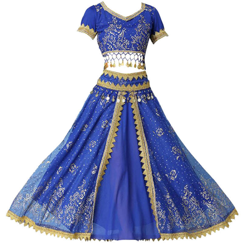 2023 new belly dance clothing Tianzhu India Xinjiang dance performance service training juvenile junior scholar set sexy