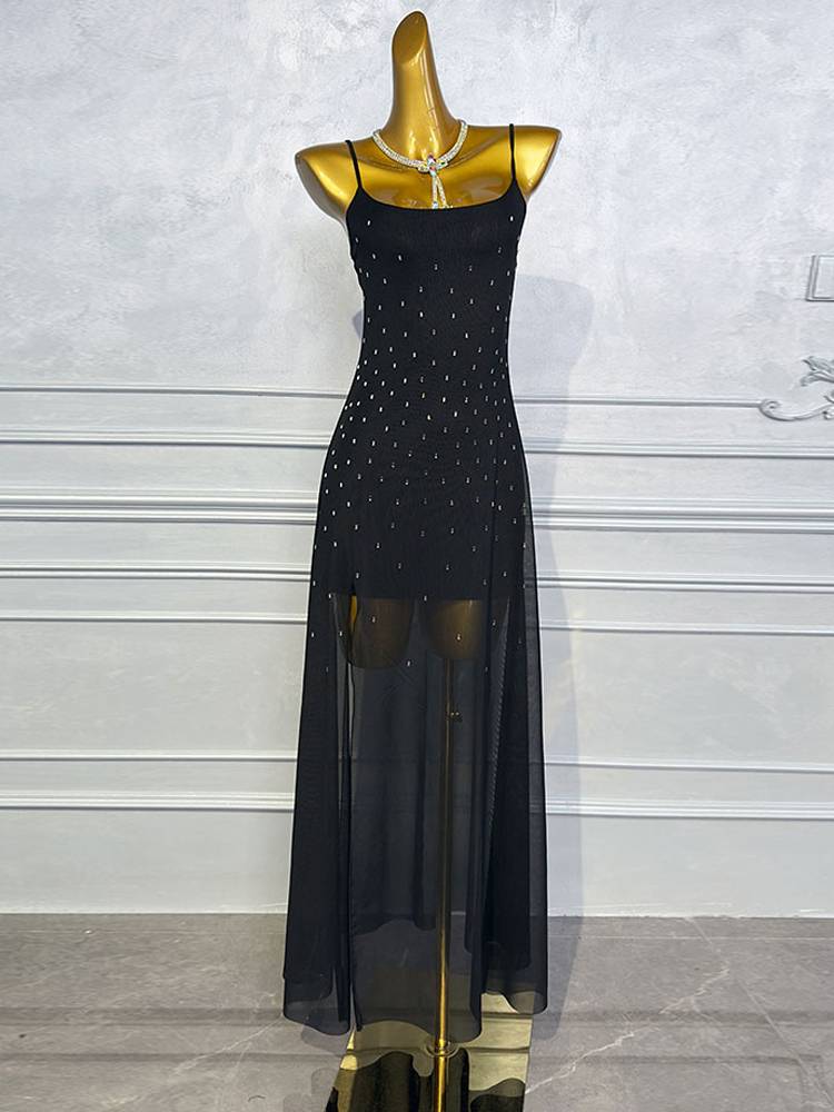 Dance posture belly dance new version 2024 black plus drilling camouflage dress practicing dance performance service