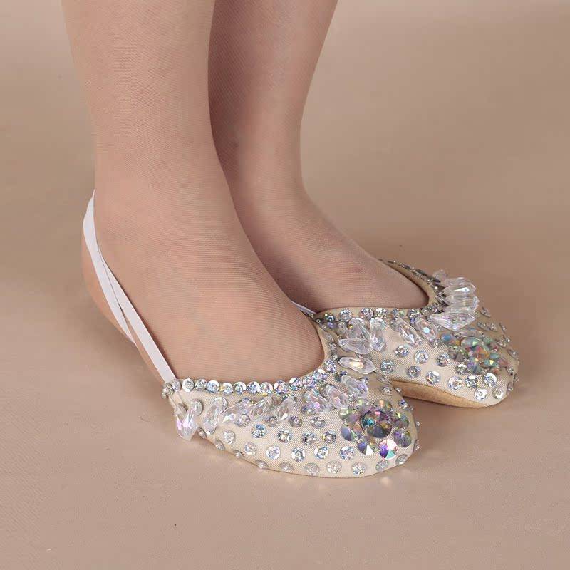New belly dance half -shoe dance shoes Indian dance exercise shoes half palm shoes special offer 2015