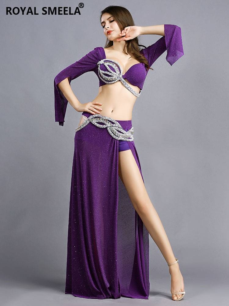 Belly Dance 2024 Performance Set High -end Spring Oriental Sexy Fairy Practice Dress Dance Performance