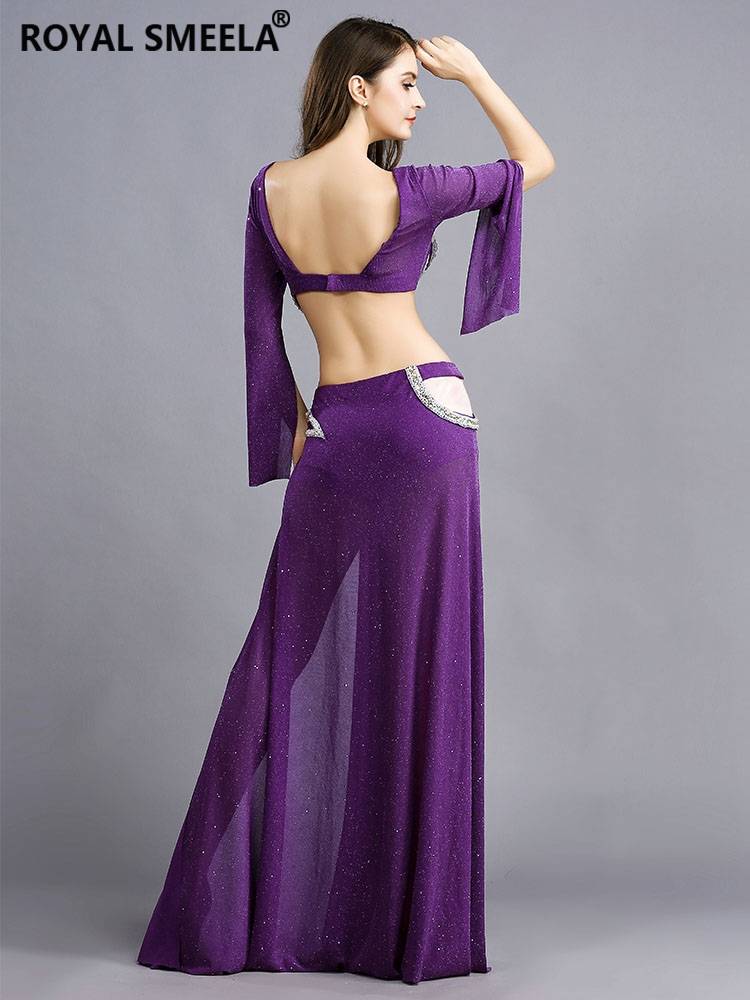 Belly Dance 2024 Performance Set High -end Spring Oriental Sexy Fairy Practice Dress Dance Performance