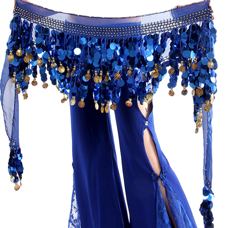The new belly dance, the gong gong waist chain arms, sequins, the waist scarf Indian dance oriental dance hip scarf square dance waist tape