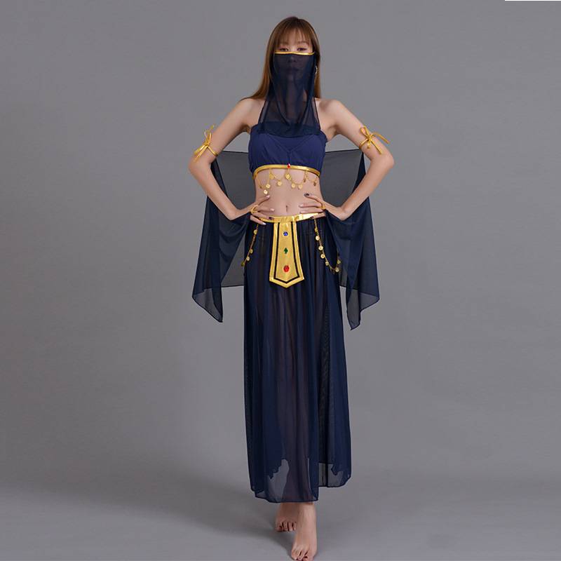 Belly dance suit Dance clothes Exotic style Indian dance watch performance service women's Western princess clothing stage