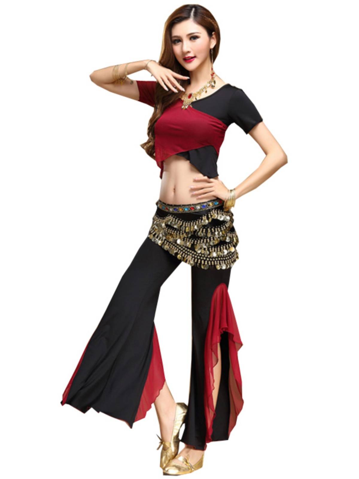 Belly dance exercise service 2024 clothing new Oriental dance service practice service sexy performance service adult suit female