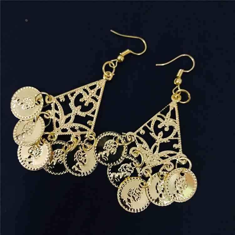 New belly dance ear decoration Indian dance ear ring adult children's dance watch performance accessories jewelry earrings