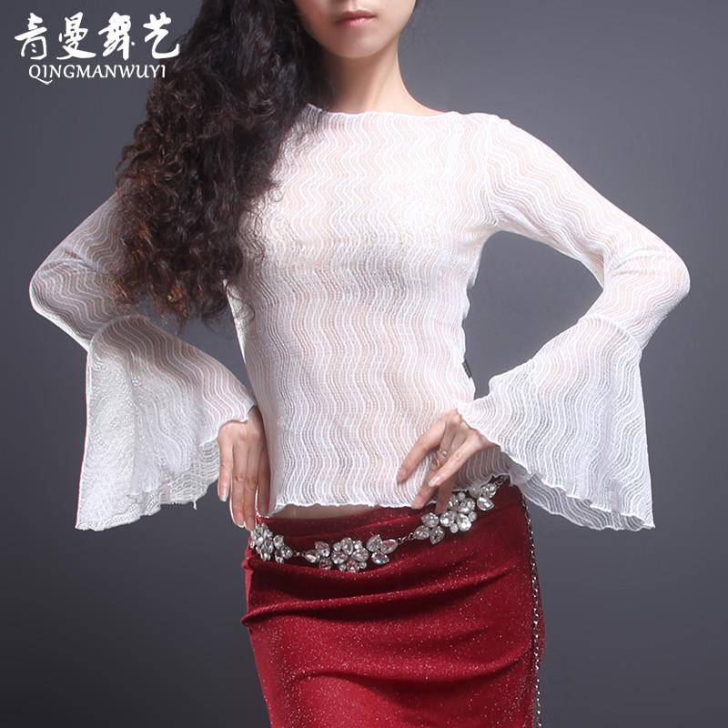 Belly Dance 202 Autumn and Winter New Belly Dance Dance Dance Dance Dance Fun Sleeve Practice Server top