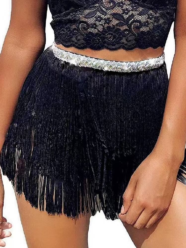New belly dance Lauddin dance exercise, waist chain hip -hip skirt, sequins, streaming Suximi heavy workers inspiring performances