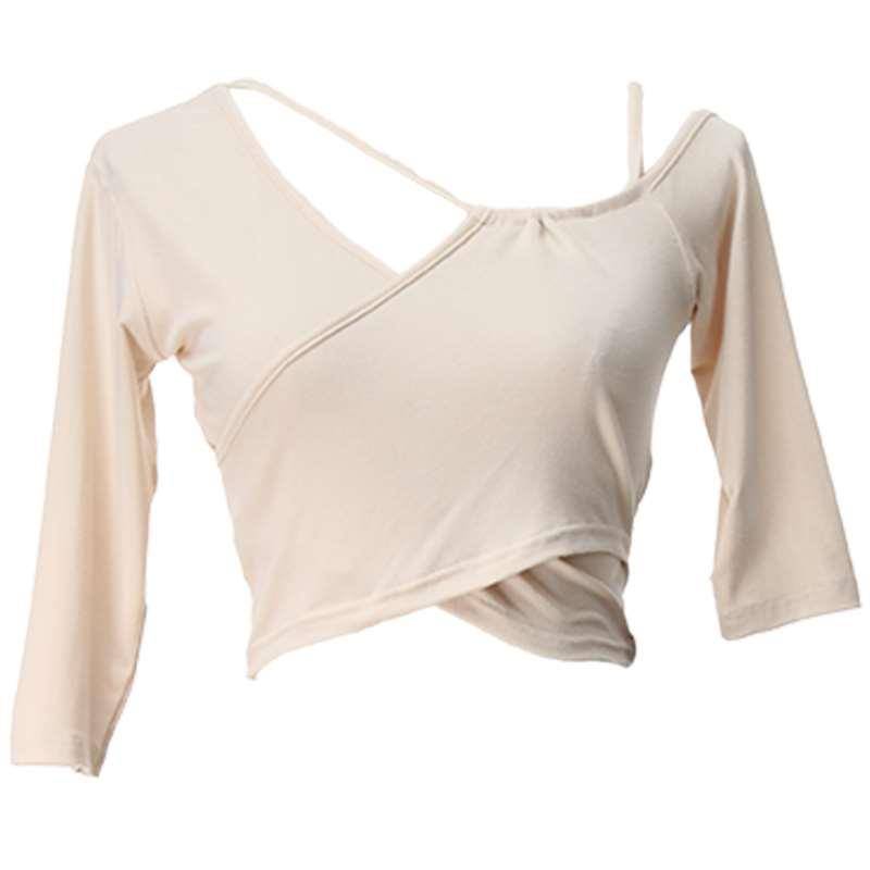 Belly dance clothing tops are sexy and thin Modal practice clothes Oriental dance dance service beginner adult girl