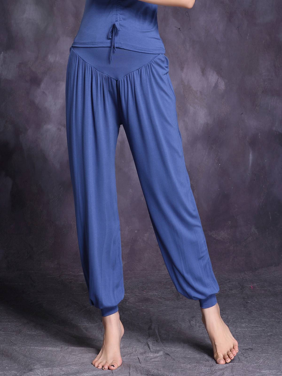 Belly dance under the pants practice service female 2024 new set of Modal wide -leg pants big size performance spring and summer clothes