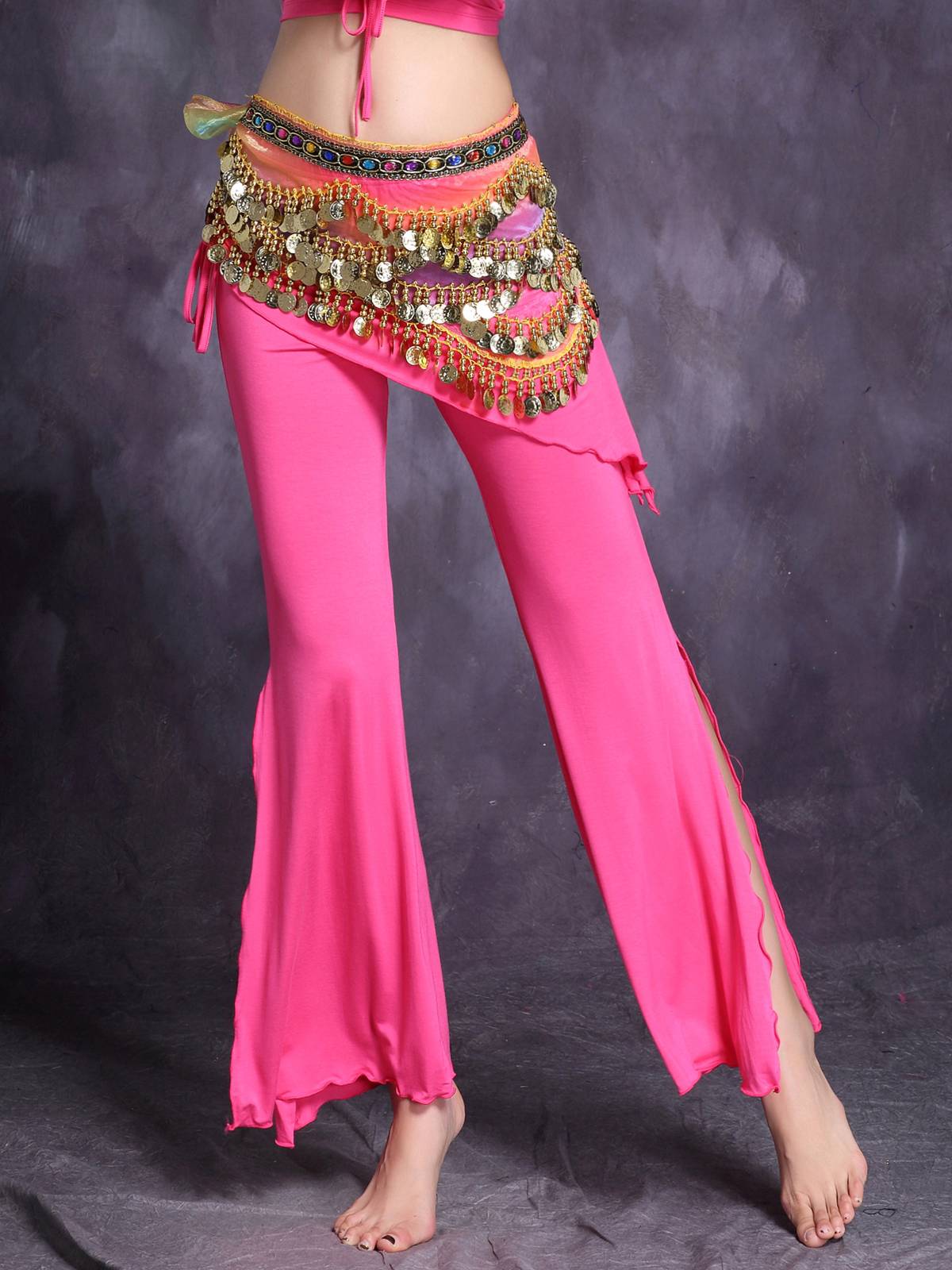 Belly dance under the pants practice service female 2024 new set of Modal wide -leg pants big size performance spring and summer clothes