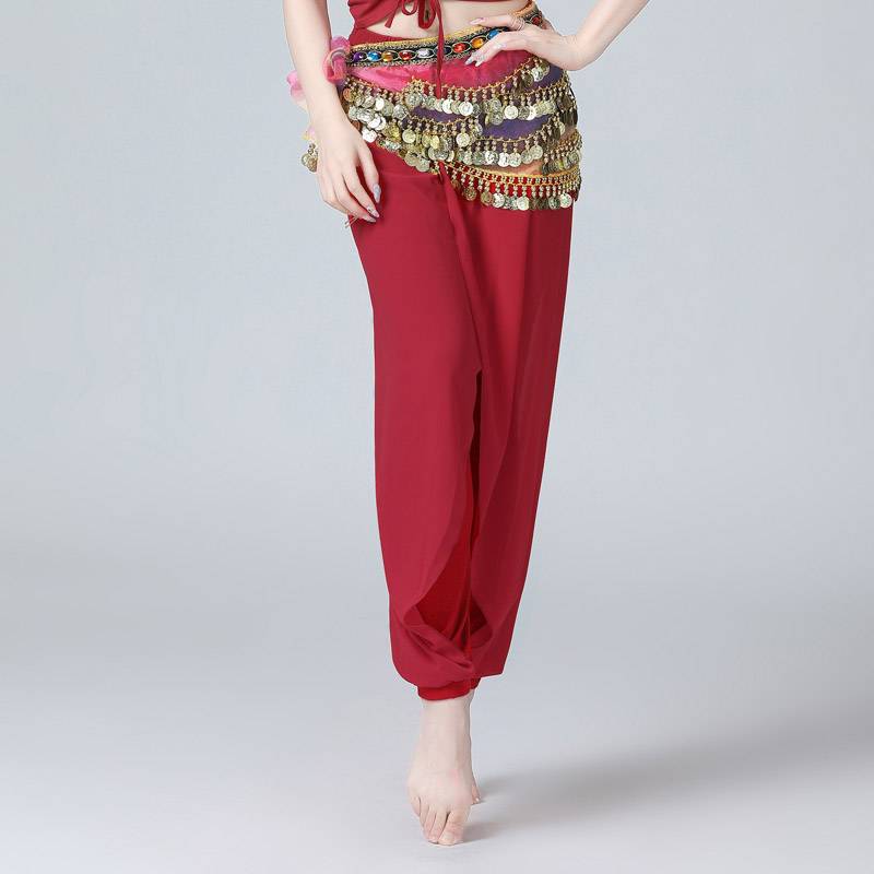 Belly Dance 2021 New Female Autumn and Winter Model Practice Black Pants Modern Dance Spring Spinning Pants is thin and versatile