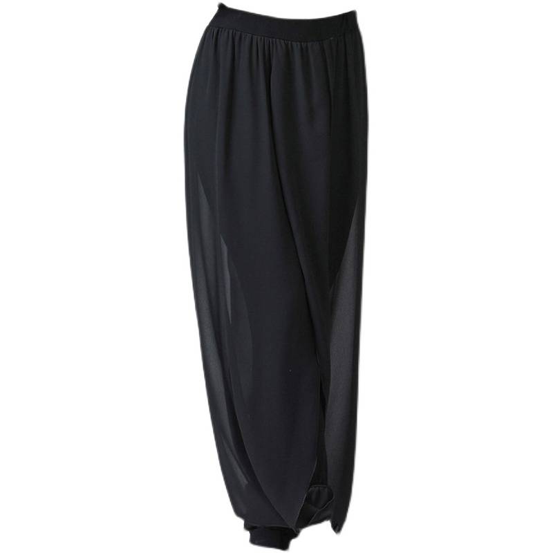 Belly Dance 2021 New Female Autumn and Winter Model Practice Black Pants Modern Dance Spring Spinning Pants is thin and versatile