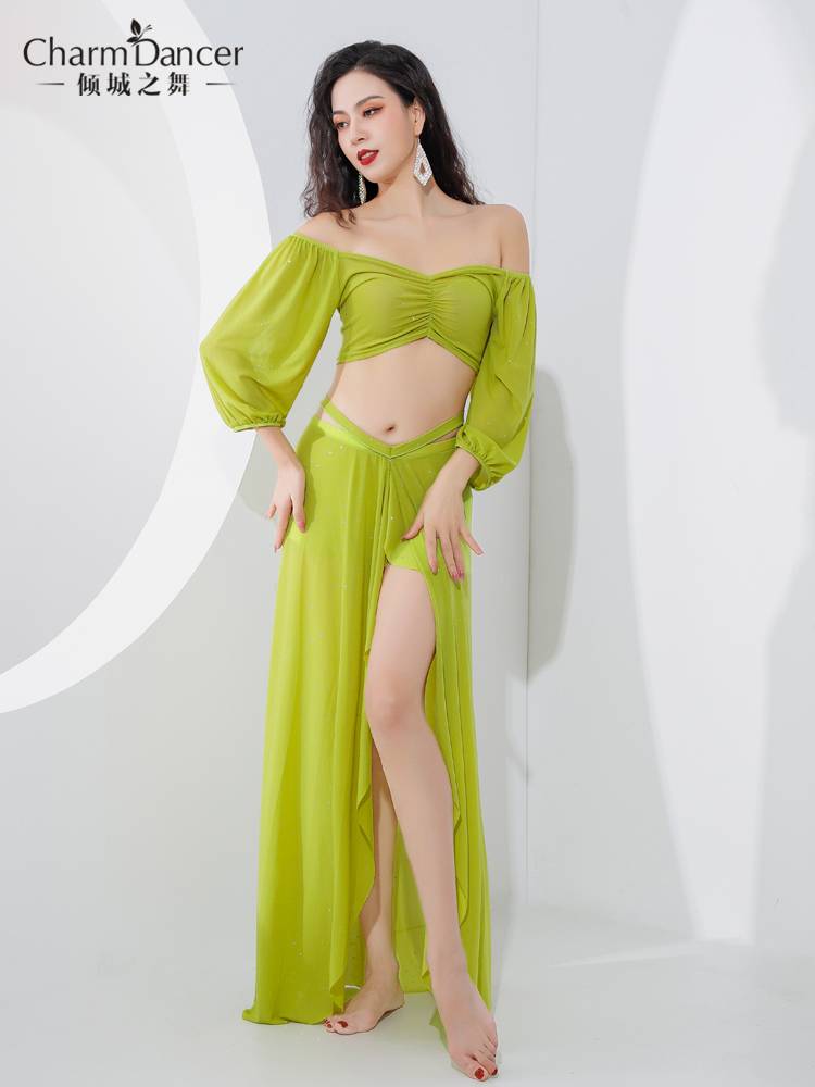Qingcheng Dance Belly Dance French Palace Skirt Set New Oriental Dance Watch Performance Practice Group Server