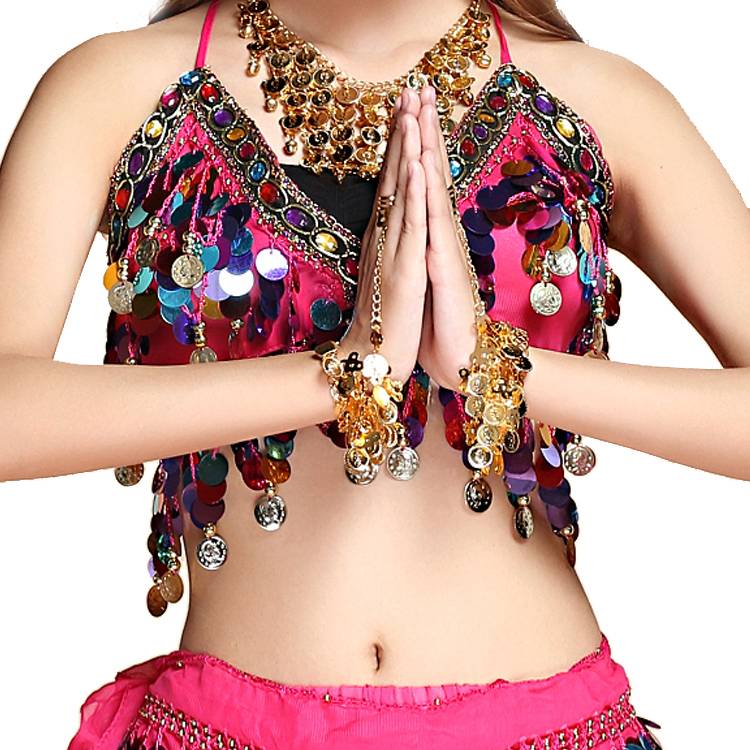 Dance belly dance jewelry/belly dance necklace/belly dance earrings/neck chain ear ring two -piece