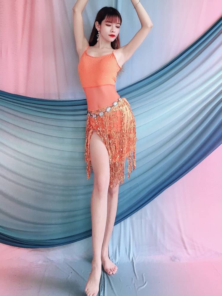 Baiya Qianhui Belly Dance Clothing 2024 New Set Short Practice Services Beginners Oriental Dance Dance Summer