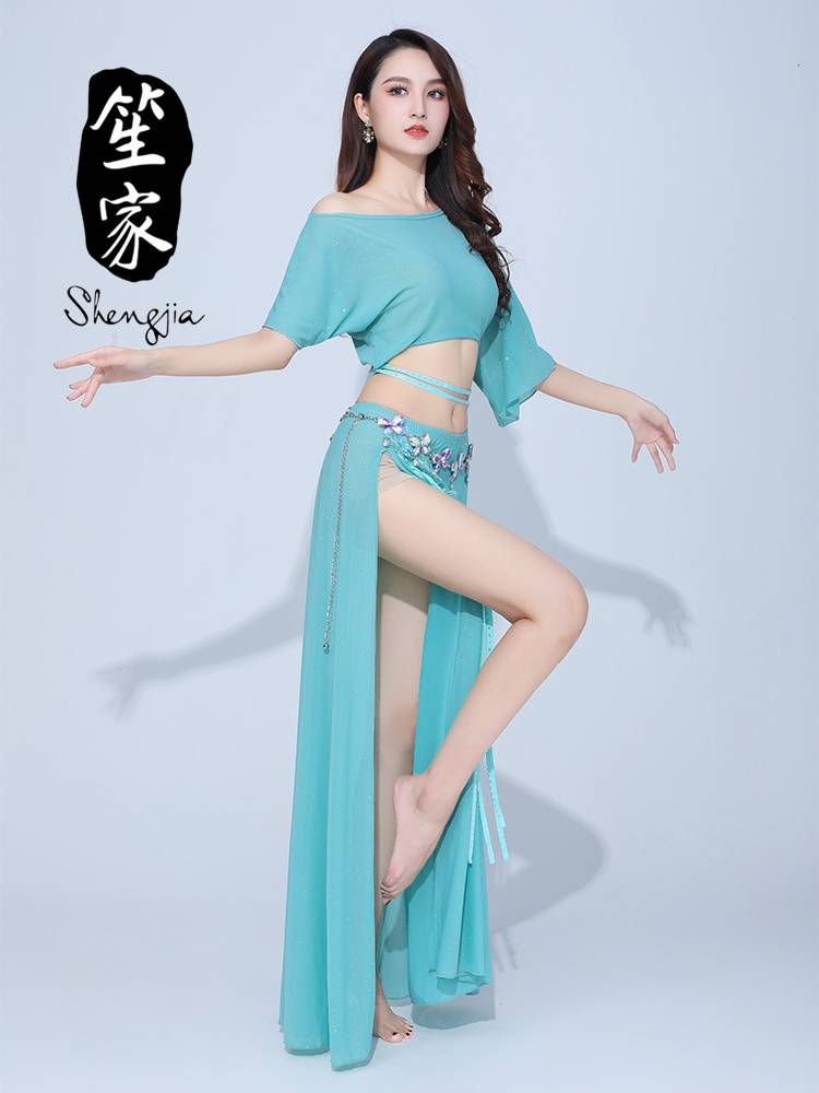 Shengjia belly dance practice service female 2023 new Oriental dance performance clothing sexy temperament set dance clothes