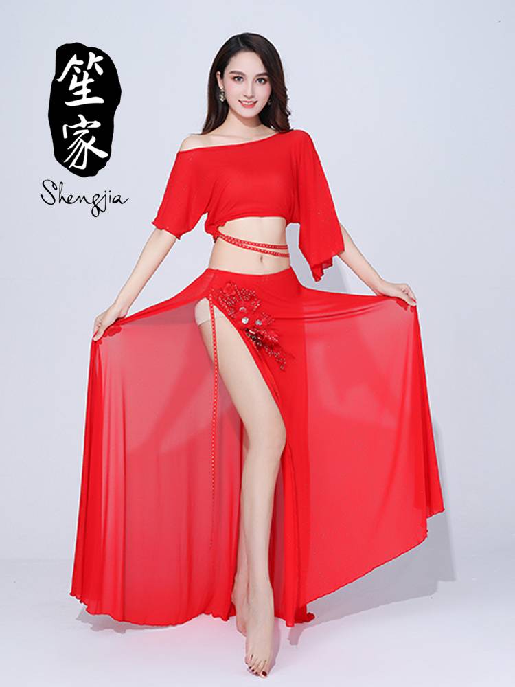 Shengjia belly dance practice service female 2023 new Oriental dance performance clothing sexy temperament set dance clothes