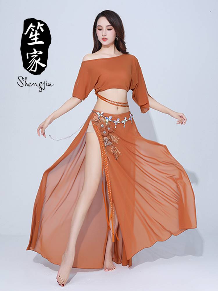 Shengjia belly dance practice service female 2023 new Oriental dance performance clothing sexy temperament set dance clothes