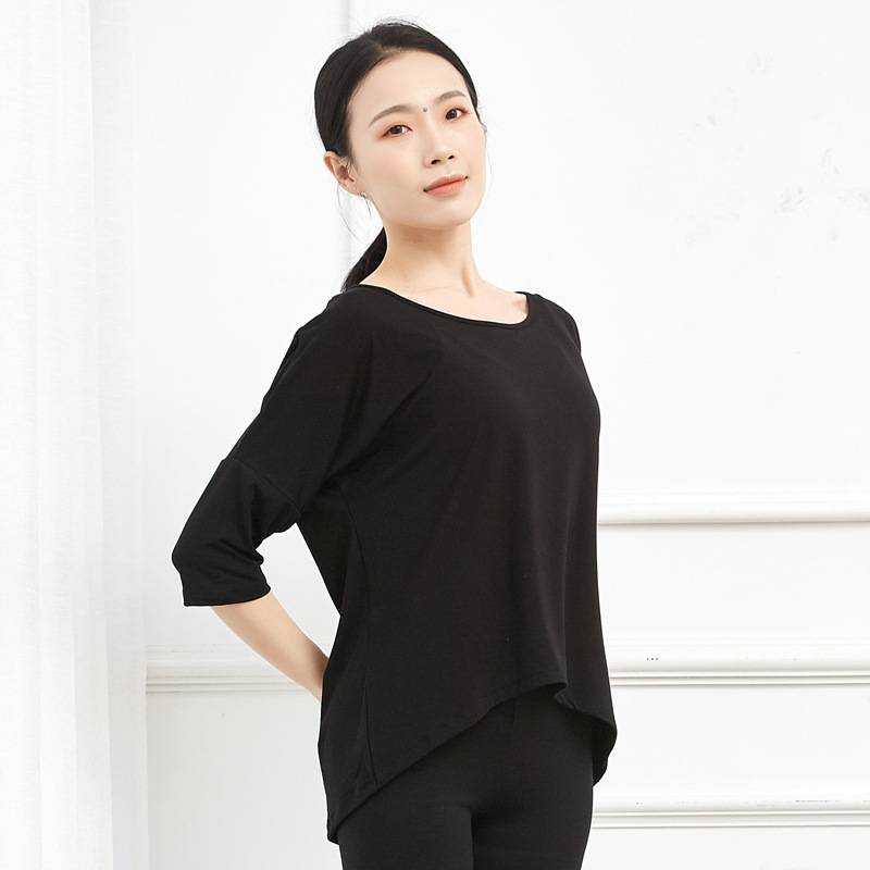 Do not return to ~ Loose dance dance practice service women's tops