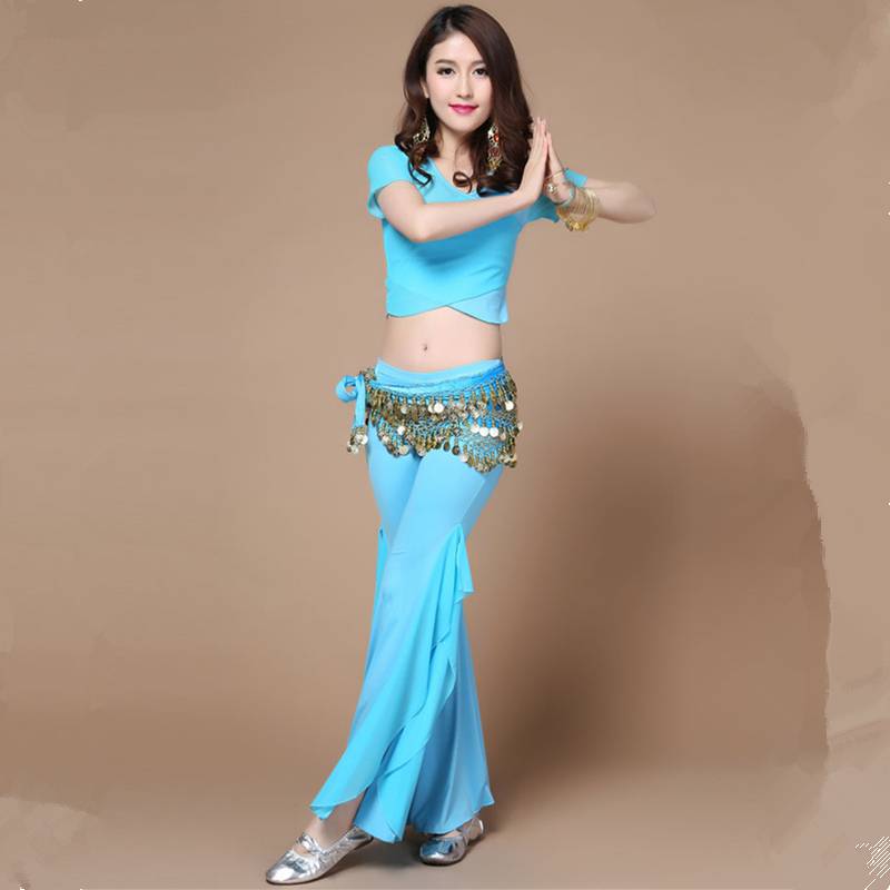 Belly Dance Practice Service Autumn Female Long Sleeve Practice Slim Slim Sluting New Performance Service Indian Dance Service Women