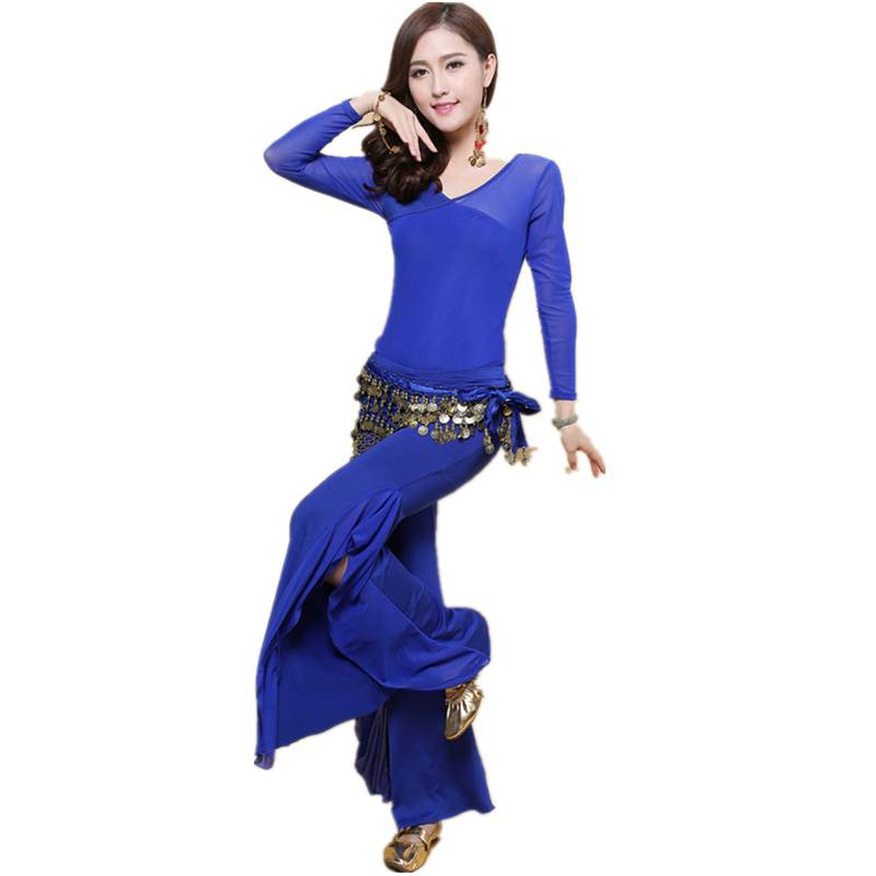 Belly Dance Practice Service Autumn Female Long Sleeve Practice Slim Slim Sluting New Performance Service Indian Dance Service Women