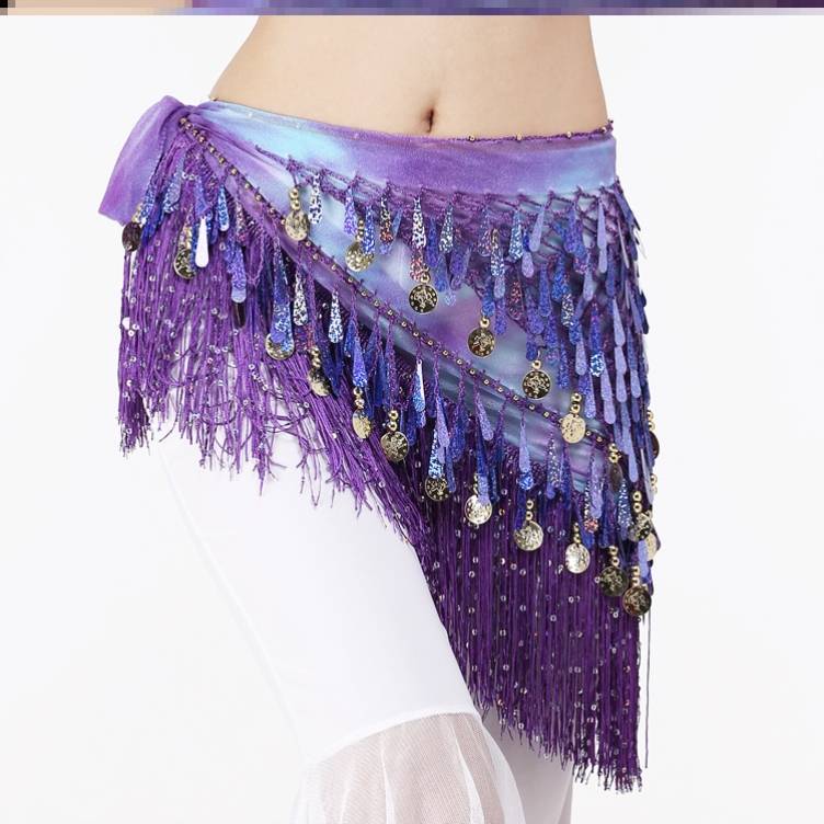 Belly dance waist chain new 2023 accessories rhinetic rhinestone sealing belt Xinjiang Indian dance exercise waist bag hip hipline