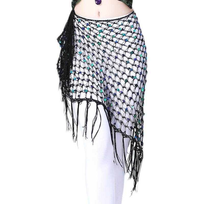 A emptiness-free web-saved ass towels, a large fish-net-tribe-tweaked belly-butt towels, bead-decorated shawl
