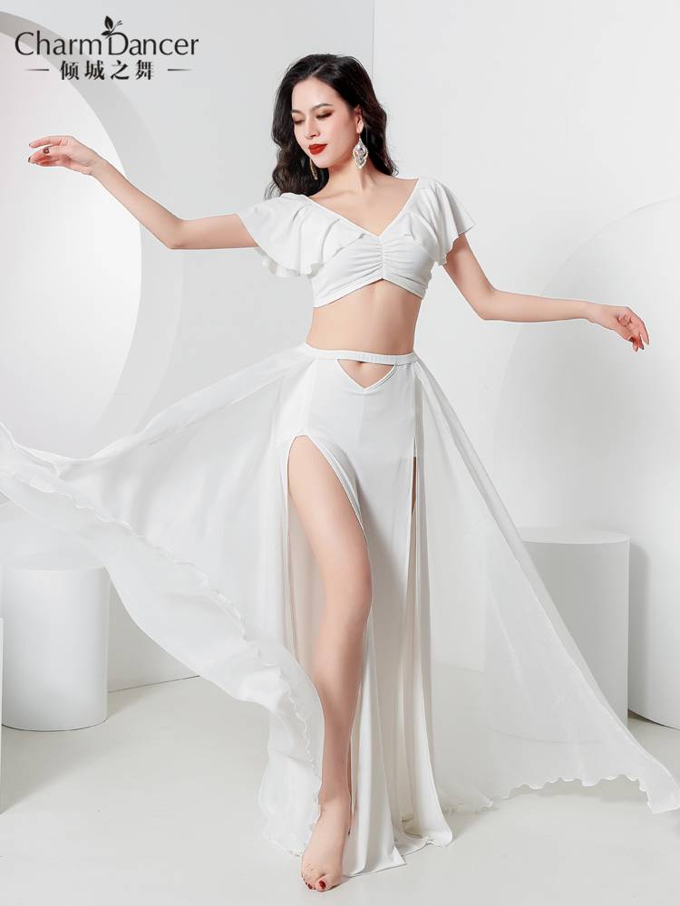 The dance of the city 2024 new belly dance practice clothing fairy, elegant outdoor photo video group performance service