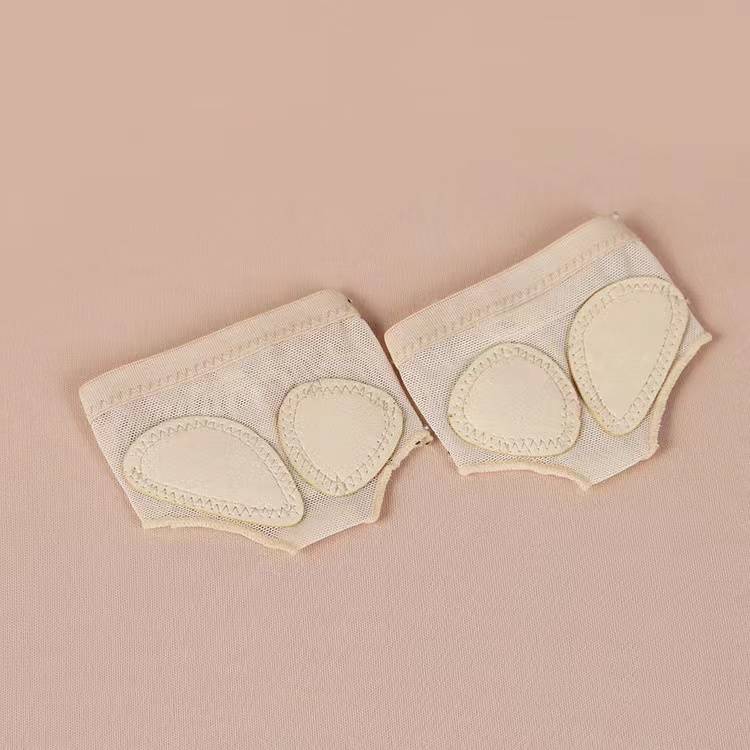 2022 new two -hole belly dance half -shoe foot handle ballet gymnastics dance exercise shoes Latin dance front palm