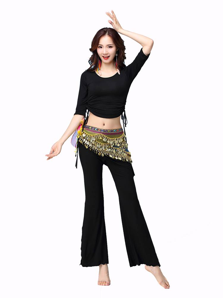 Belly dance clothing female beginner Modal's thin practice service belly dance 2022 summer new set sexy