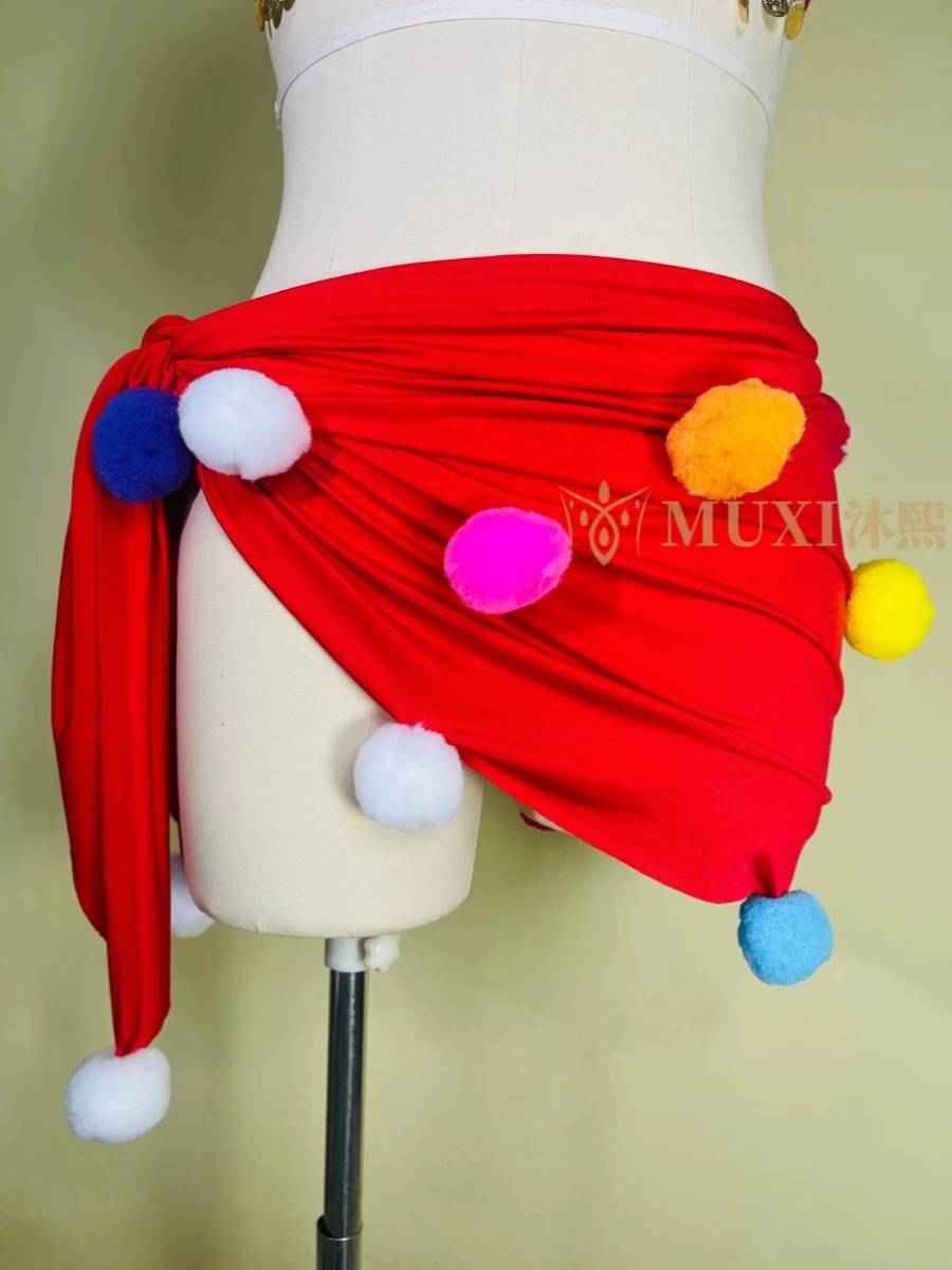 Muxi family's new belly dance waist chain chain chain hip scarf wild item