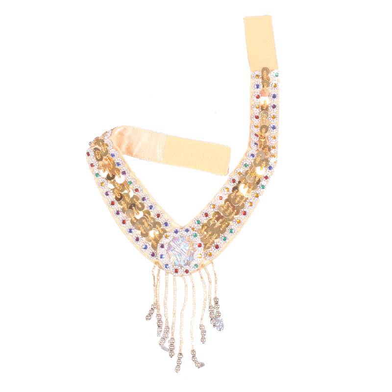 Belly dance jewelry necklace new Indian dance accessories jewelry jewelry or Oriental dance pearl film sequin necklace