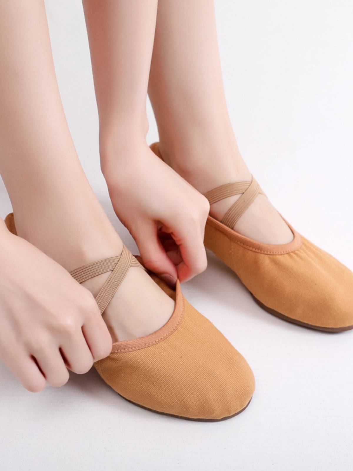 Dance Jiao Dan Dancing Teacher Shoe Metro -Foreign Soft -bottom Female Belly Classical National Dance Practice Ballet Dance Shoes