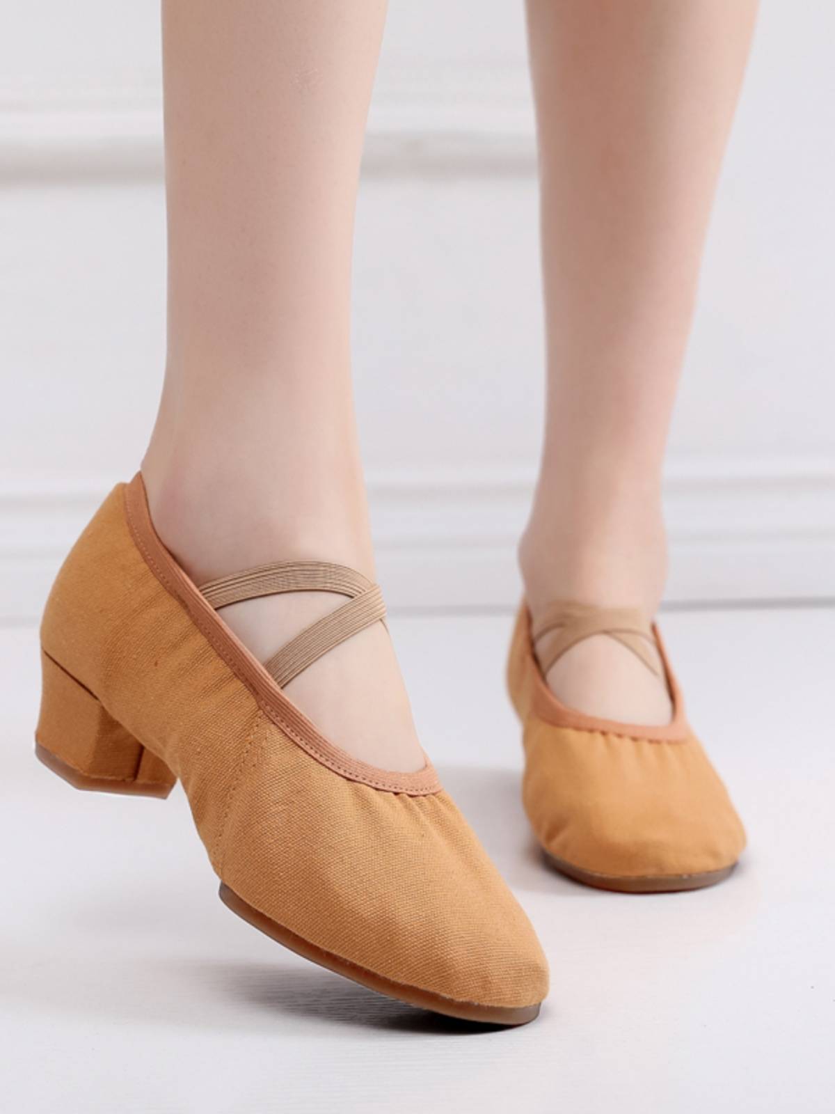 Dance Jiao Dan Dancing Teacher Shoe Metro -Foreign Soft -bottom Female Belly Classical National Dance Practice Ballet Dance Shoes
